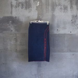 Trendy Vintage Denim Skirt